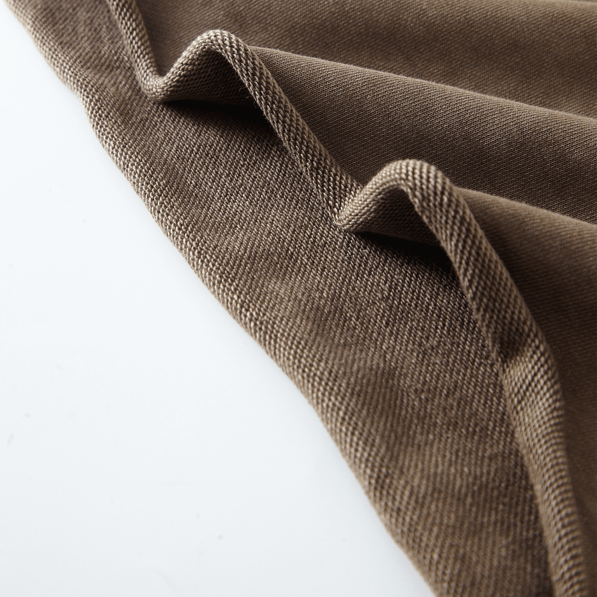 Washed Raw-Edge Cropped Crew Neck Sweatshirt（380GSM）