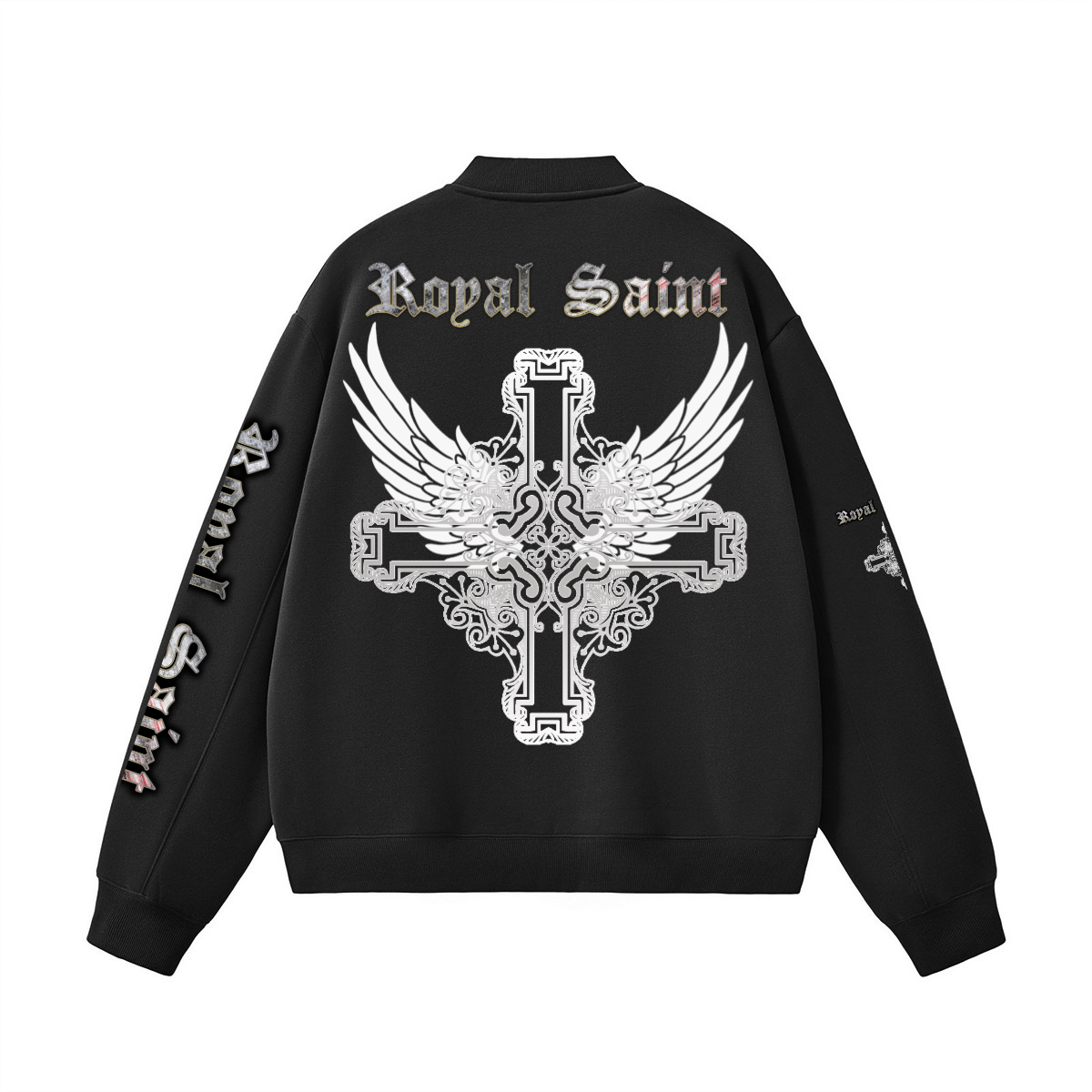 Unisex Fleece Zip-Up Baseball Jacket（360GSM）