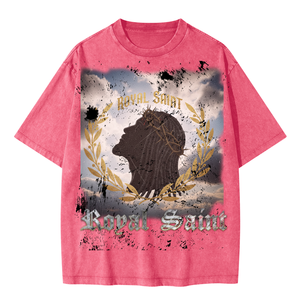 Unisex Oversized Snow Wash T-shirt(285GSM)