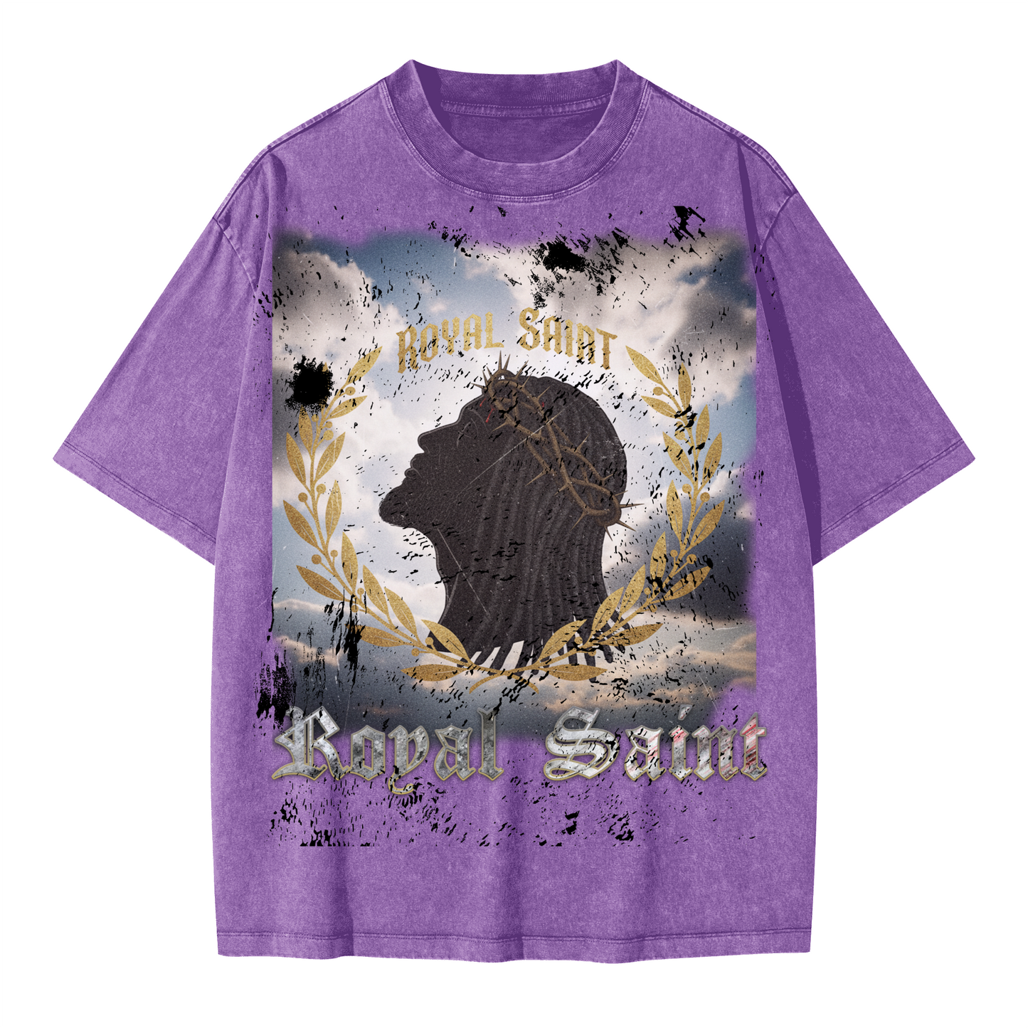 Unisex Oversized Snow Wash T-shirt(285GSM)