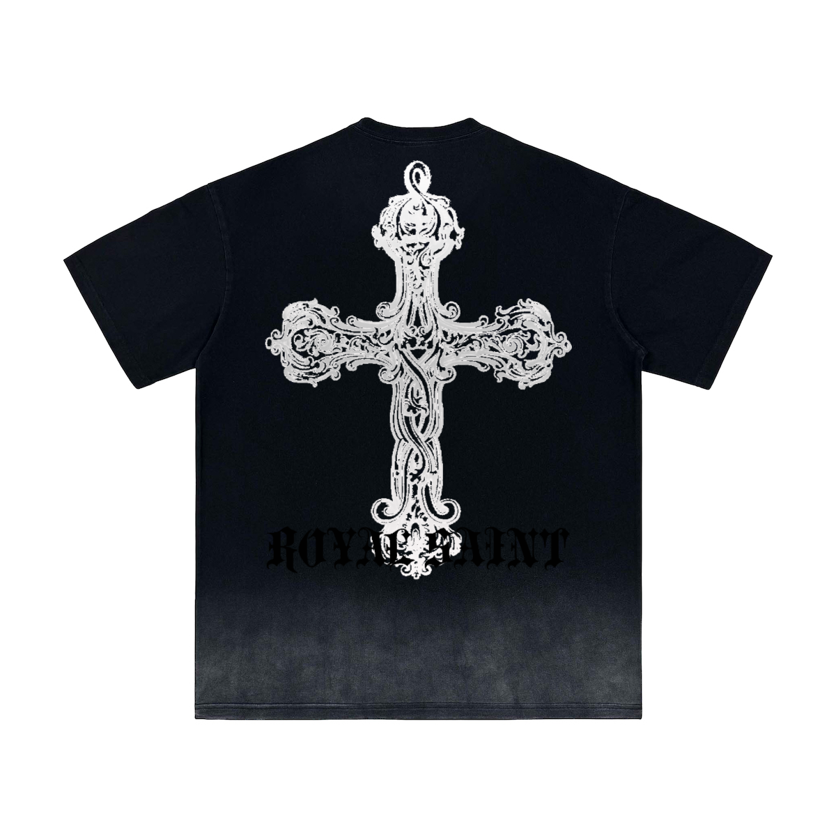 Bottom Sunfade Gradient Washed Vintage T-Shirt(250GSM)