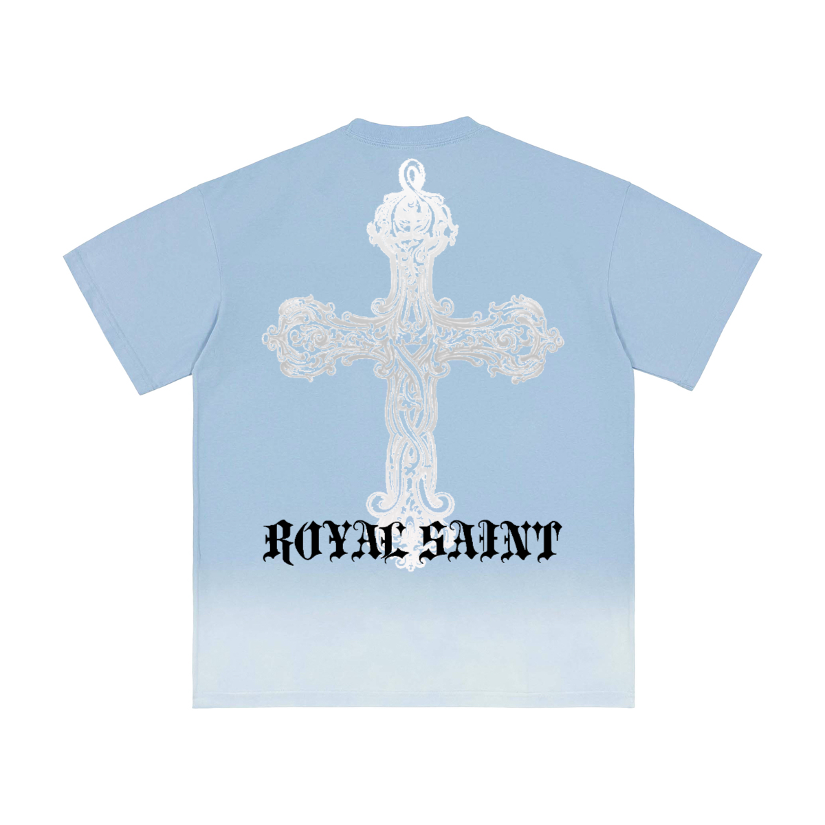 Bottom Sunfade Gradient Washed Vintage T-Shirt(250GSM)