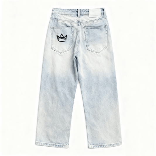 Relaxed Wide-Leg Jeans