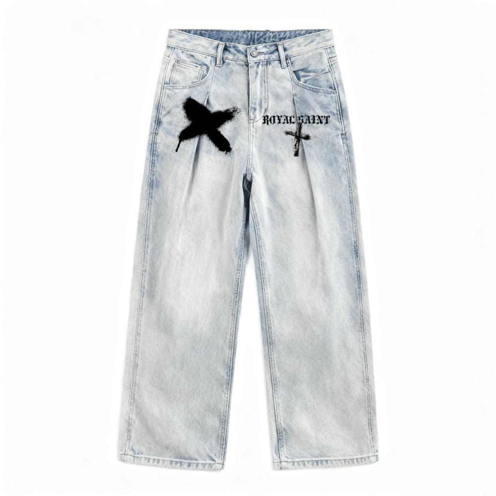 Relaxed Wide-Leg Jeans