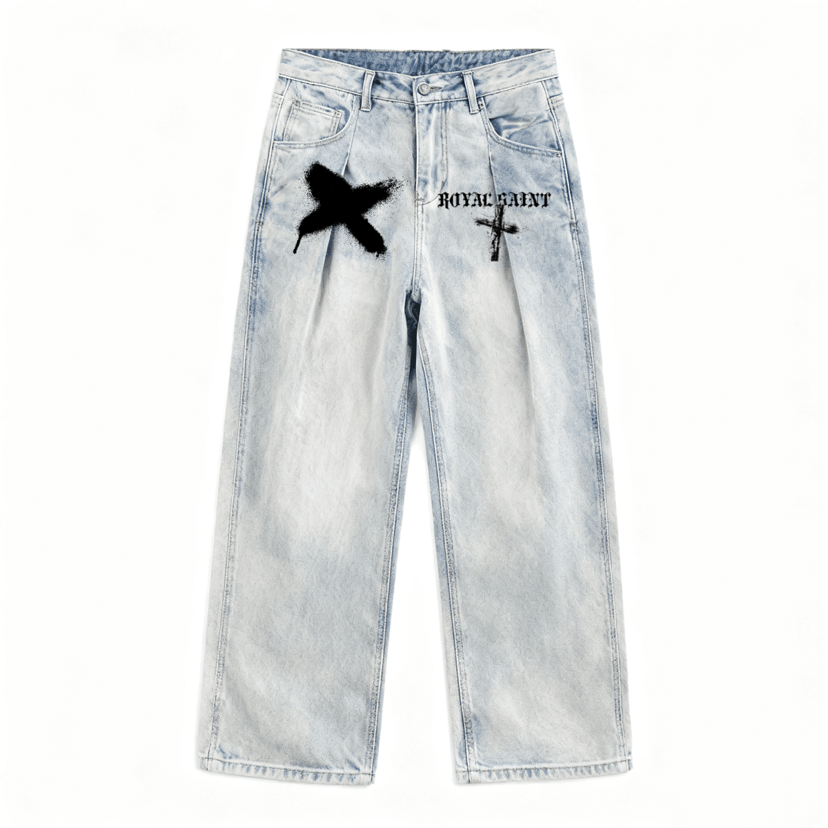 Relaxed Wide-Leg Jeans
