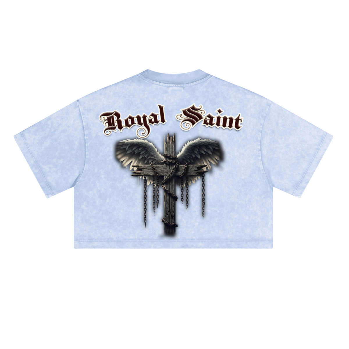 Washed Loose Fit Cropped Crewneck T-shirt(230GSM)