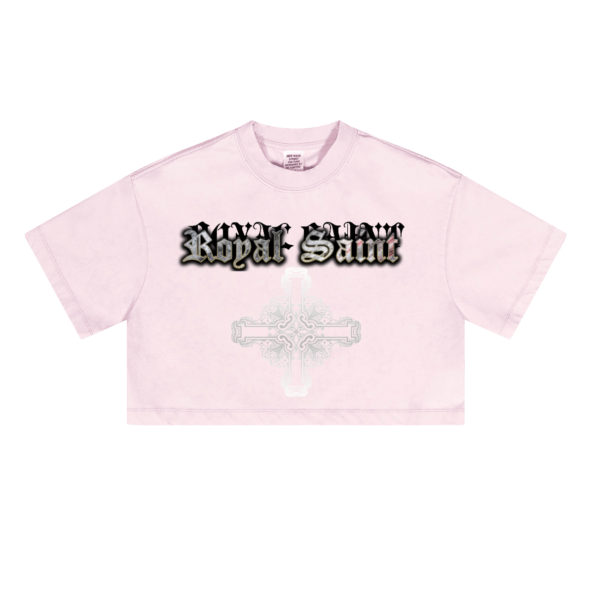 Washed Loose Fit Cropped Crewneck T-shirt(230GSM)