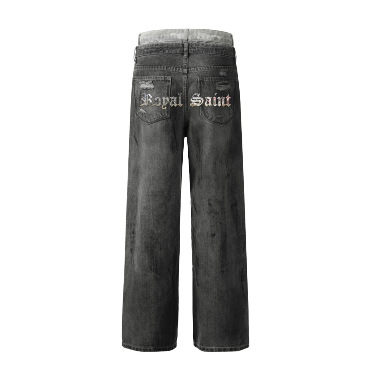 Vintage - inspired Street - style Women's Ripped Jeans