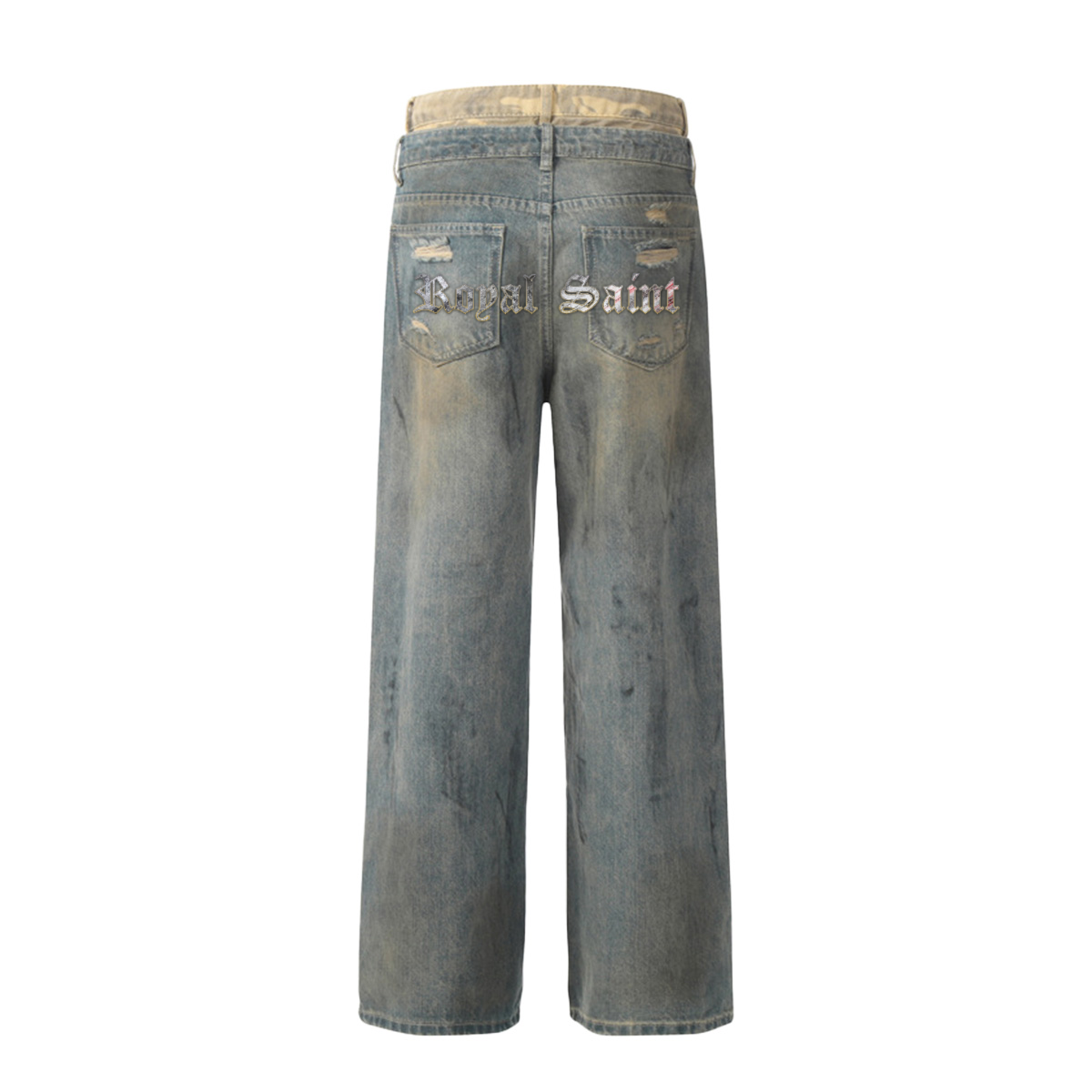 Vintage - inspired Street - style Women's Ripped Jeans