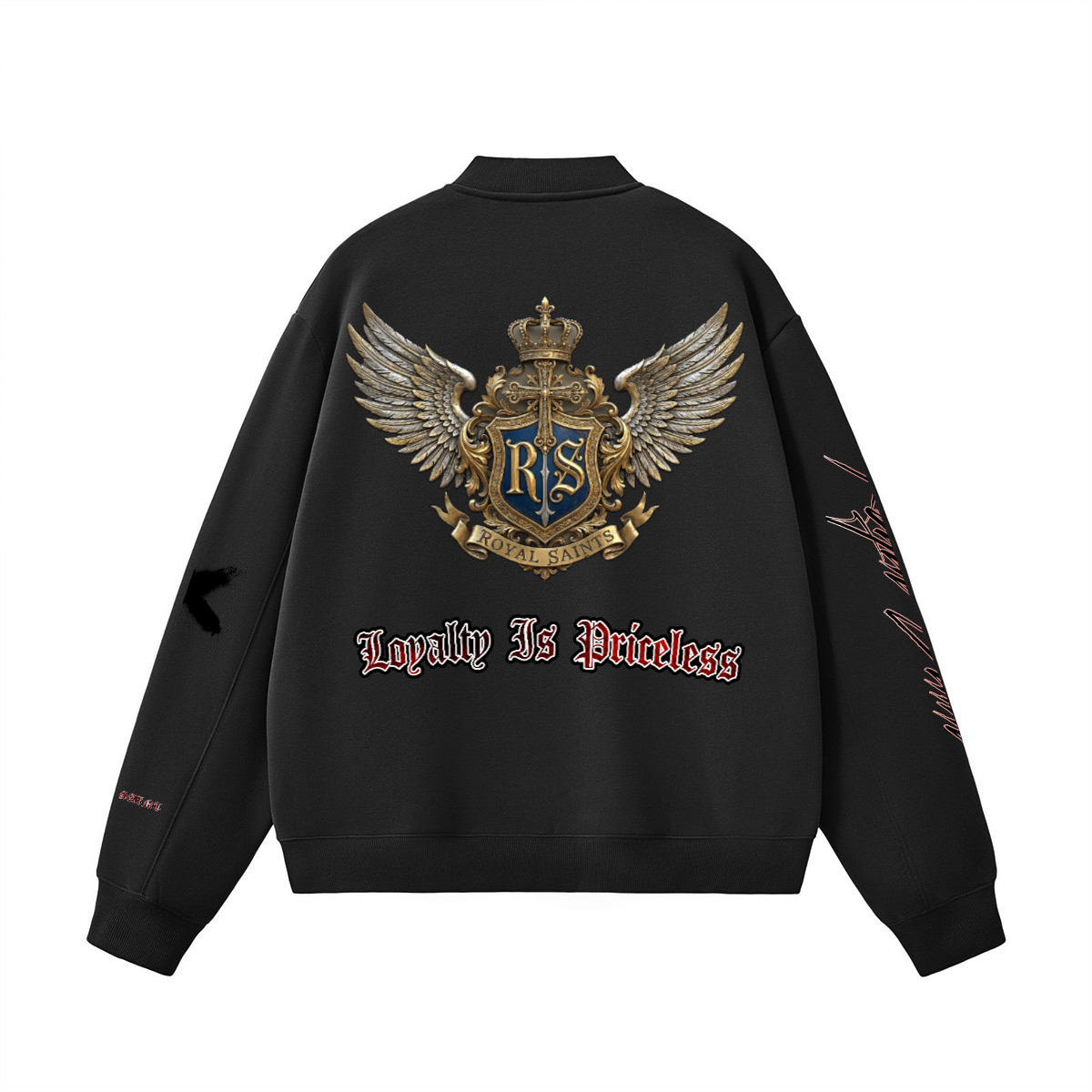 Unisex Heavyweight Fleece Zip-Up Baseball Jacket (360GSM)