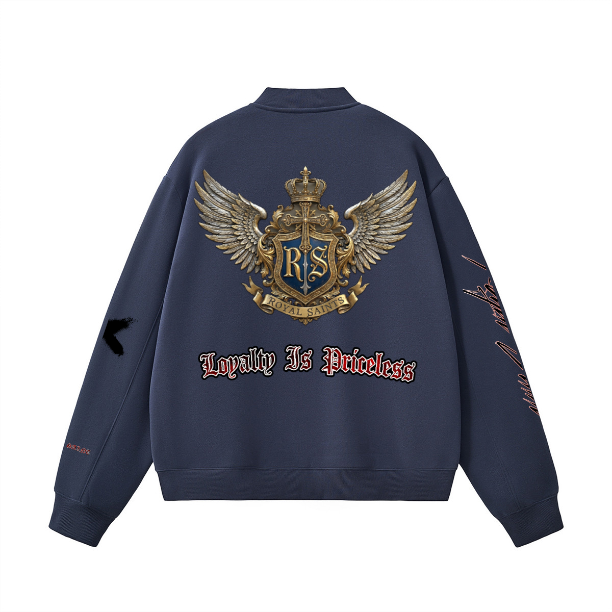 Unisex Heavyweight Fleece Zip-Up Baseball Jacket (360GSM)