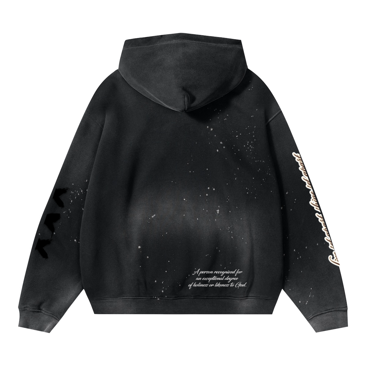 Heavyweight Vintage Wash Frayed Fleece Hoodie (360GSM)