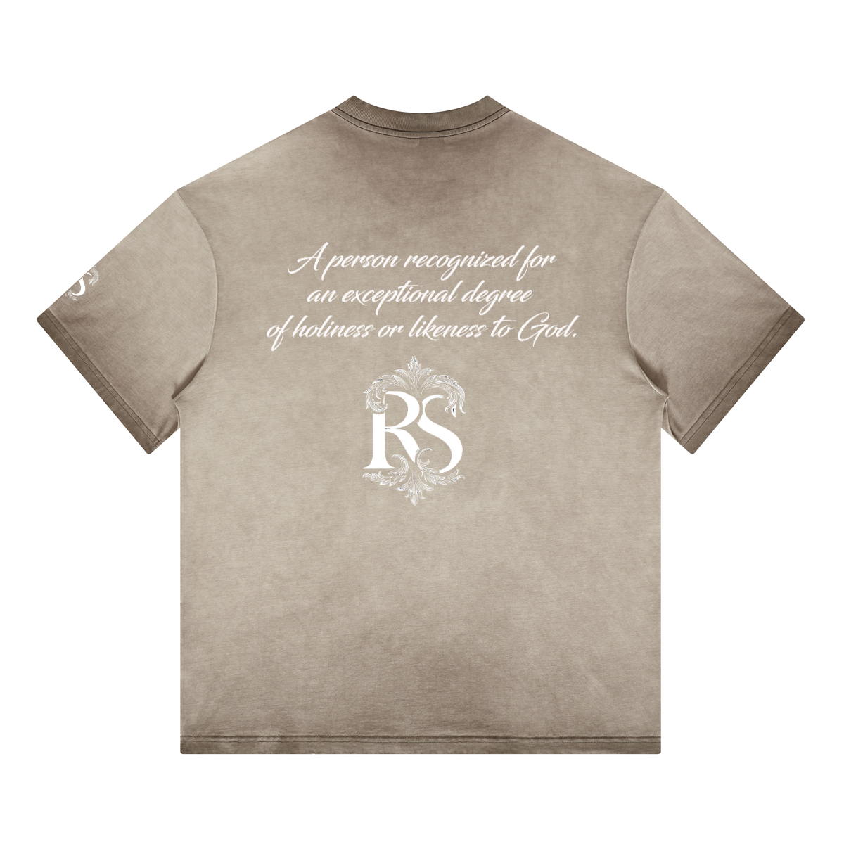 Dopamine Dressing Heavyweight Washed Gradient Stir Fried T-shirt(255GSM)
