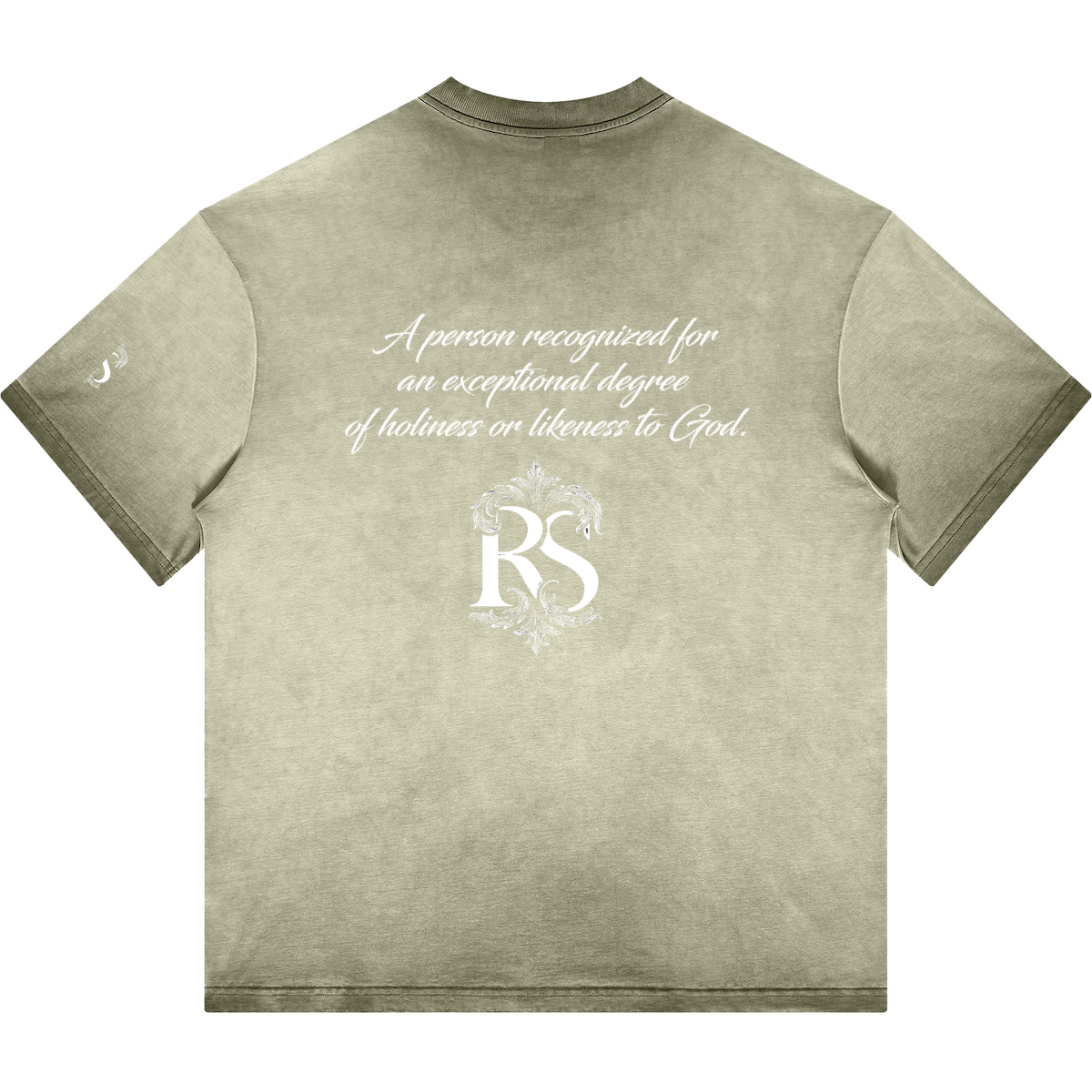 Dopamine Dressing Heavyweight Washed Gradient Stir Fried T-shirt(255GSM)
