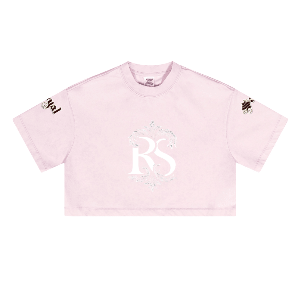 Heavyweight Washed Loose-Fit Cropped Crewneck T-Shirt (230GSM)