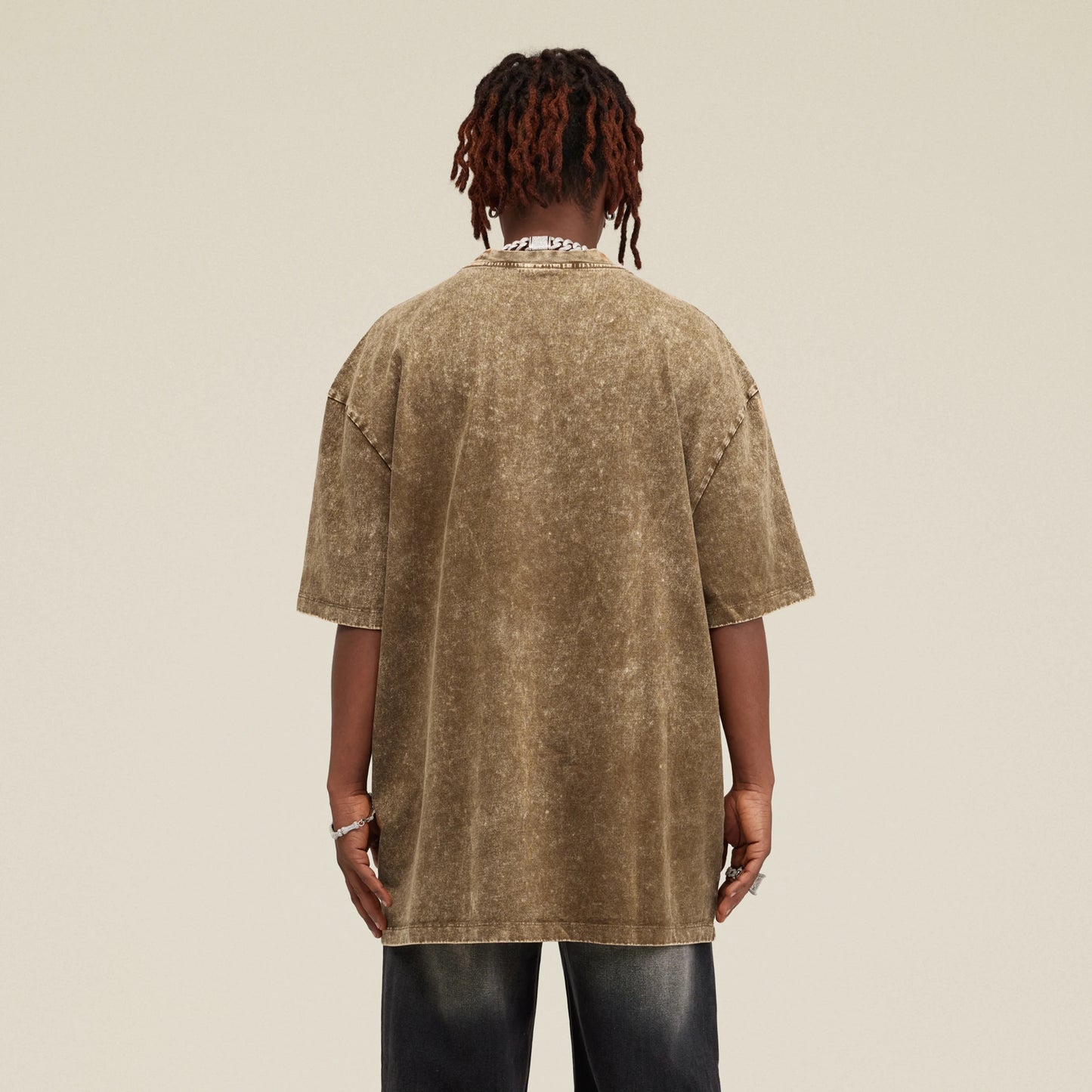 Unisex Oversized Snow Wash T-shirt(285GSM)