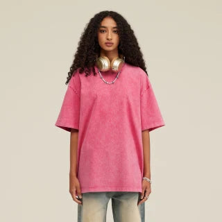 Unisex Oversized Snow Wash T-shirt(285GSM)
