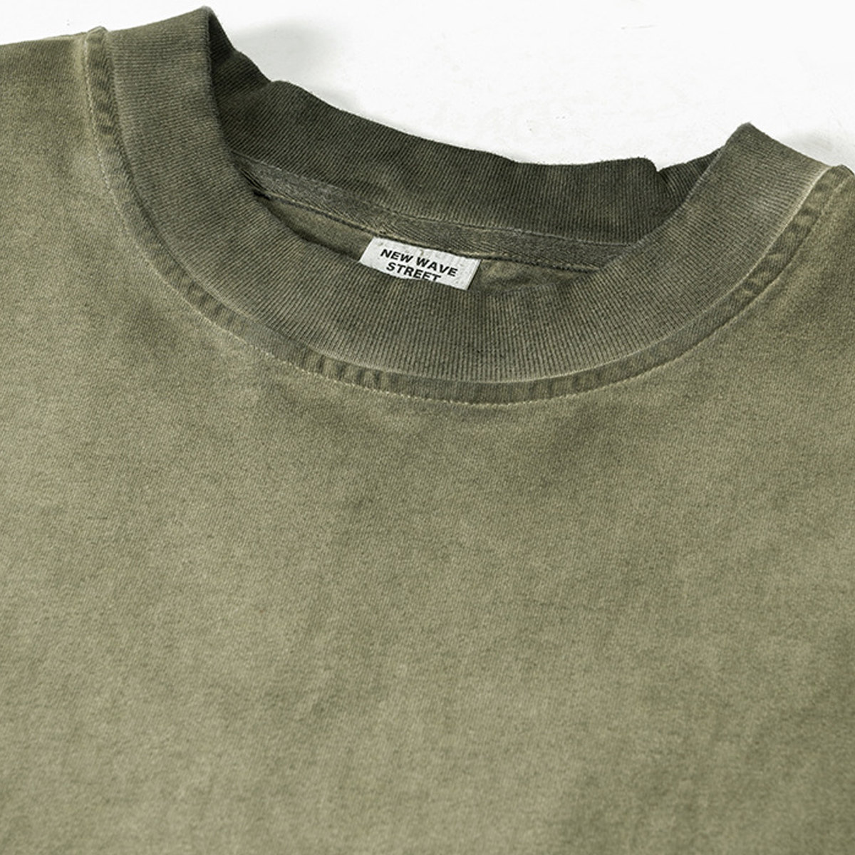 Washed Crew Neck Tank Top(250GSM)