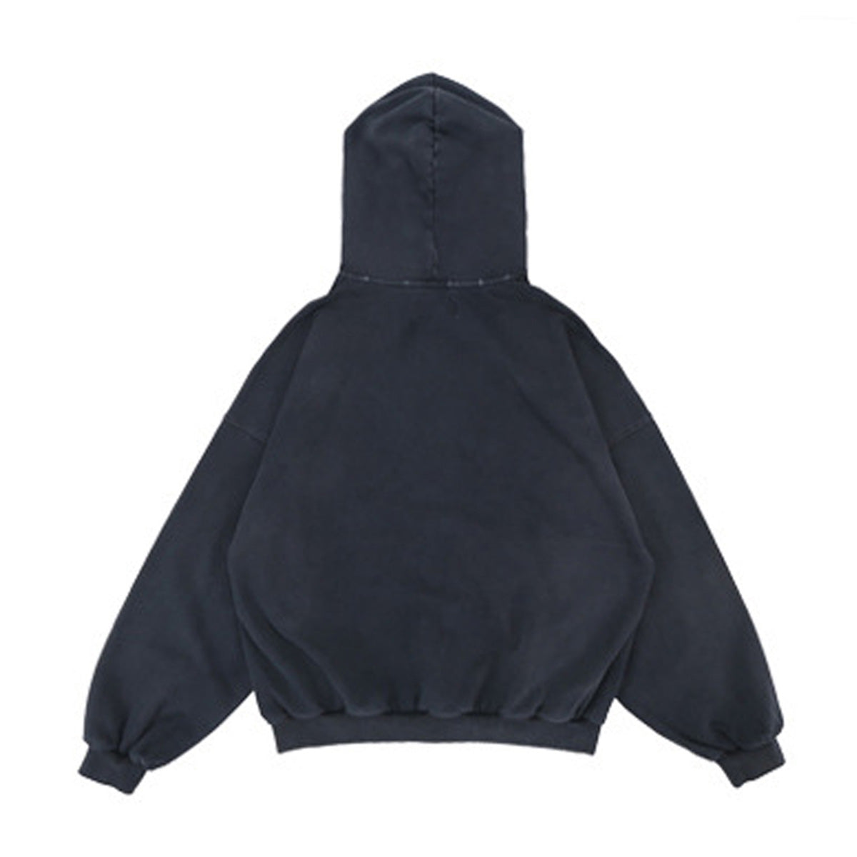 Reverse Pocket Design Distressed Hoodie(440GSM)