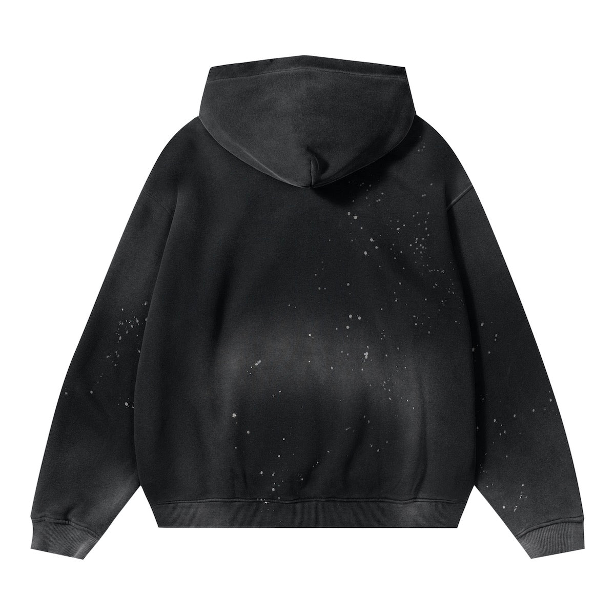 Heavyweight Vintage Wash Frayed Fleece Hoodie (360GSM)