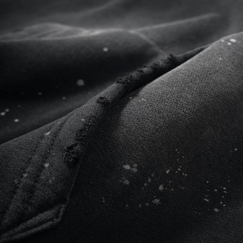 Heavyweight Vintage Wash Frayed Fleece Hoodie (360GSM)