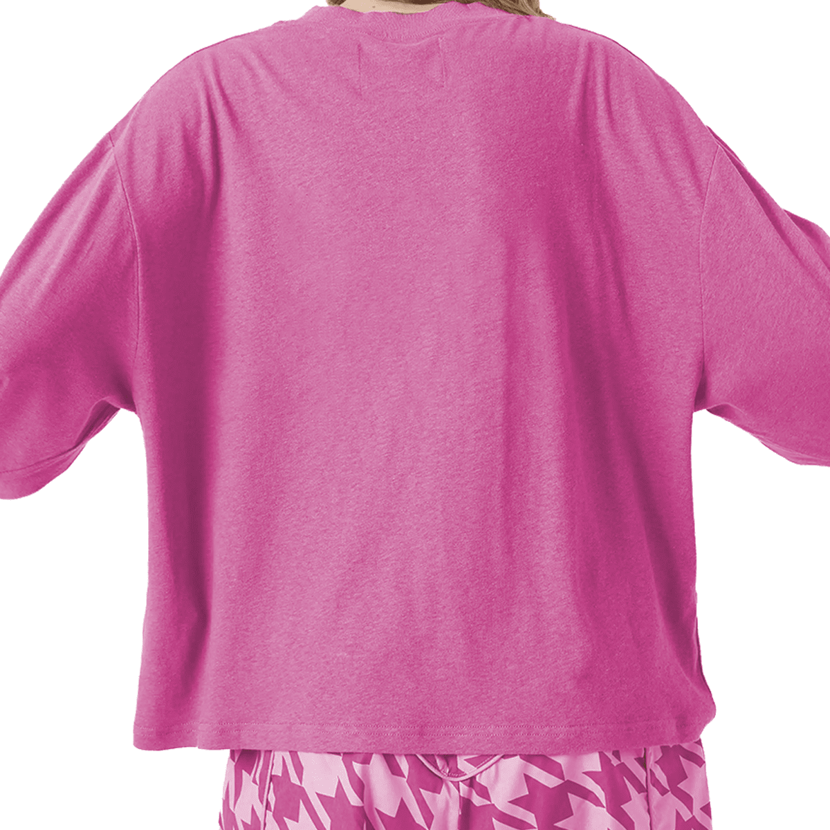 Unisex 100% Combed Cotton Cropped Long Sleeve T-shirt (305 GSM)