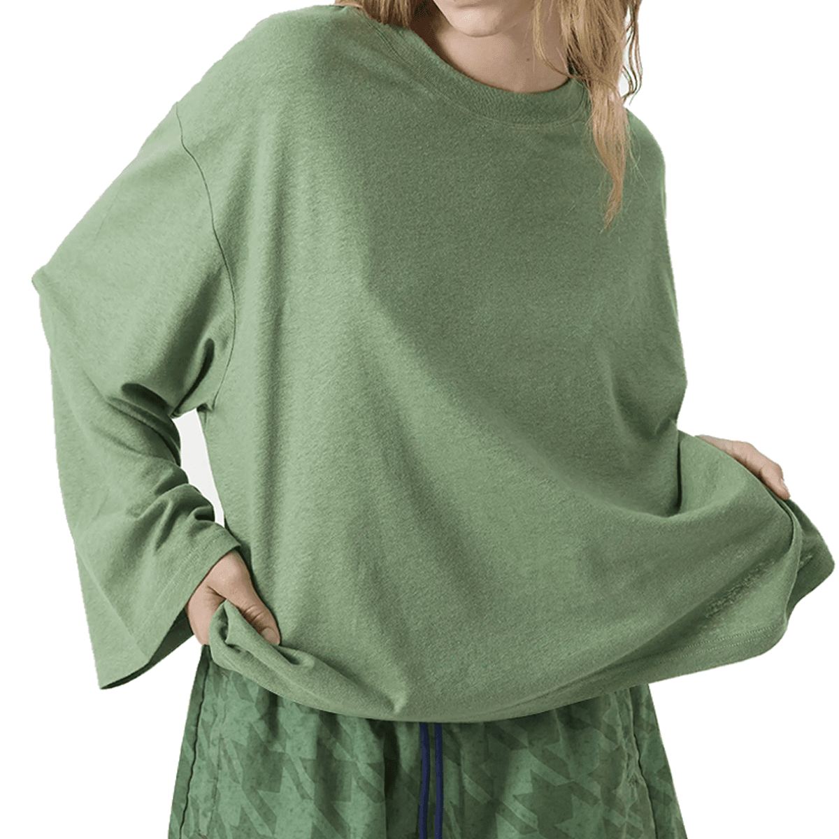 Unisex 100% Combed Cotton Cropped Long Sleeve T-shirt (305 GSM)